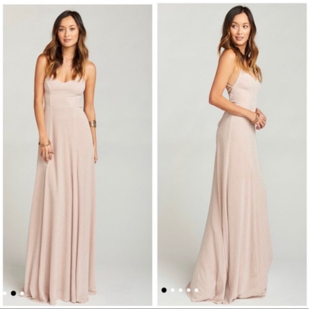 Show me your mumu godshaw gown show me the ring crisp